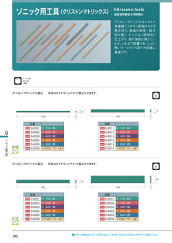 ソニック用工具 (クリストンマトリックス) ]