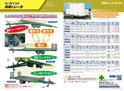 載せる 降ろす 運ぶ 3.5/5/8トン積みで、作業の軽労化を実現