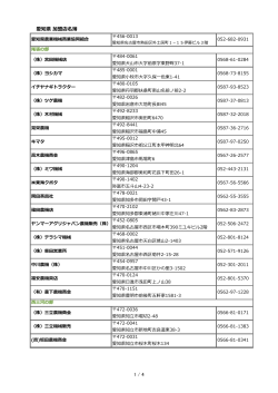 愛知県 加盟店名簿 1 / 4 - 全国農業機械商業協同組合連合会