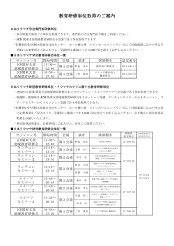 単位取得について
