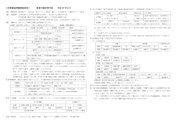 平成28年前期選抜試験募集要項 （PDF ファイル