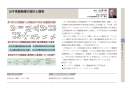 分子性酸触媒の設計と開発
