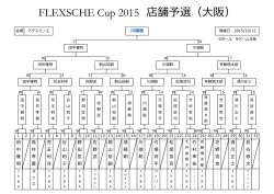 関西予選 マグスミノエ【結果】