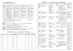 レディスレインボーカップテニス2015県予選大会要項