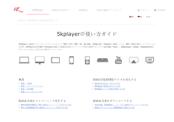 5KPlayer 使い方（Windows版）