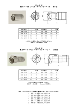 印刷用PDFはこちら - 単刃 ロー付ソリッド