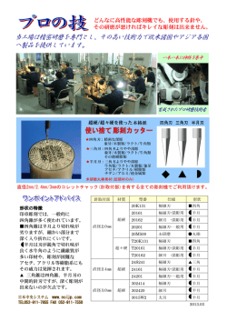 当工場は精密研磨を専門とし、その高い技術力で