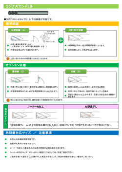 ラジアスエンドミル
