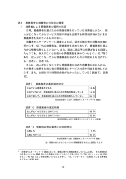 葬儀社と消費者との取引の概要