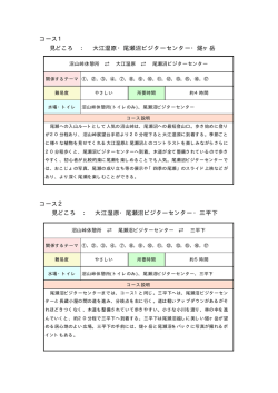 モデルコース案内