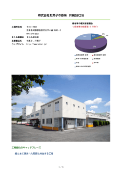 株式会社お菓子の香梅 阿蘇西原工場