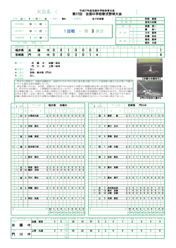 試合詳細  - 福島県中学校体育連盟