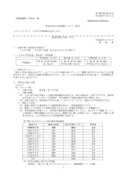 「病害虫発生予報（3月）」を掲載しました。（PDF：157KB）