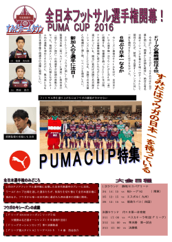 全日本フットサル選手権が開幕します！（PDF：307KB）