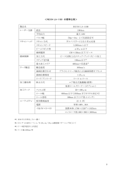 標準仕様などリリース詳細