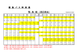 鴨島線時刻表（H28.4.1～）