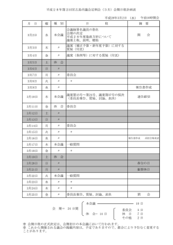 （水） 月 日 曜 3月2日 水 3月3日 木 3月4日 金 3月5日 土 3月6日 日 3月