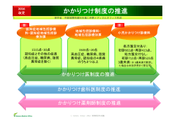 かかりつけ制度の推進 - 仲野メディカルオフィス