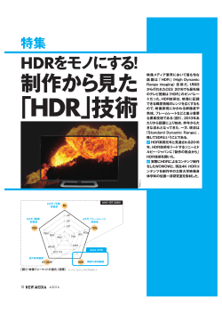 制作から見た 「HDR」技術