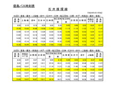 徳島バス時刻表 石 井 循 環 線