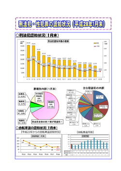 刑法犯認知状況（1月末）