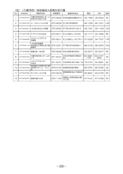 特定施設入居者生活介護(PDF文書)