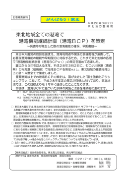 （港湾BCP）を策定(PDF:1304KB)