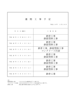 鉄骨工事 鉄骨工事 鉄筋型枠工事 鉄骨工事 鉄筋型枠工事 鉄骨工事