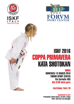 coppa primavera kata shotokan