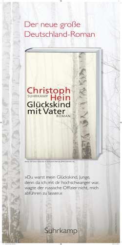 Christoph Hein – Plakat