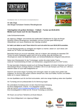 Informationsschreiben