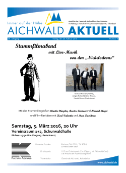 AKTUELL - Gemeinde Aichwald