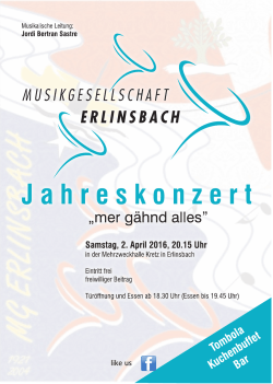 - Musikgesellschaft Erlinsbach