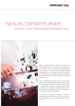neXus / Dienstplaner