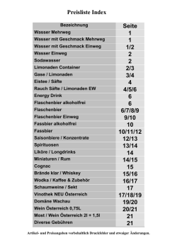 Downloads (H&Ouml;FINGER & MALLER Getr&auml;nkefachhandel