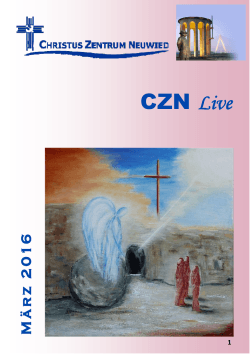 CZN-Live vom 01.03.2016 - Christus Zentrum Neuwied