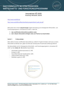 easy2innovate im strategischen wirtschafts