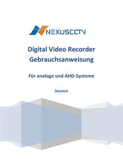 Digital Video Recorder - CINEMA
