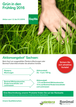 Gr&uuml;n in den Fr&uuml;hling 2016