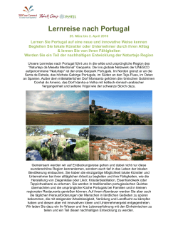 Lernreise nach Portugal