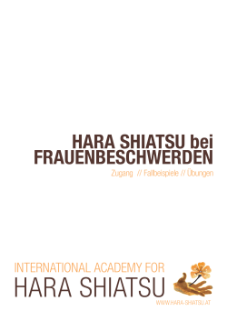 - International Academy for Hara Shiatsu