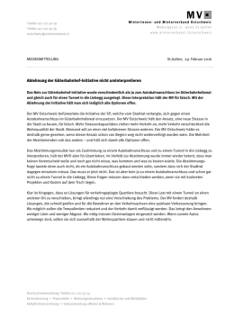 G&uuml;terbahnhofinitiative abgelehnt