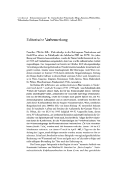 Jahrbuch 2016 - Vorbemerkung - Dokumentationsarchiv des