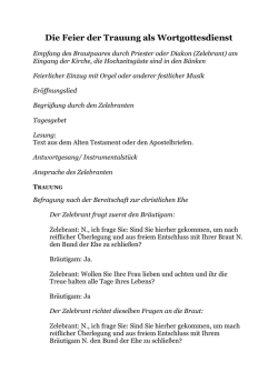 iturgie Trauung als WGF - Kath. Kirchengemeinde St. Georg Stuttgart