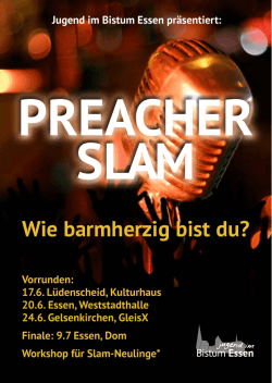 preacher slam - Jugend im Bistum Essen