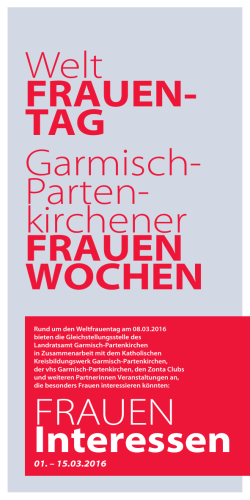 Fraueninteressen  - SPD Garmisch