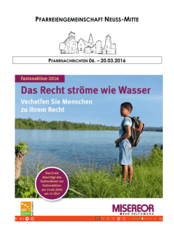 Pfarrnachrichten - St. Marien Neuss