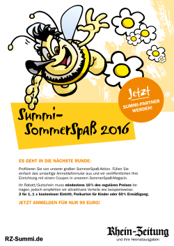 Summi- SommerSpaß 2016 - Rhein