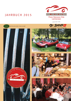 jahrbuch 2015 - MVCL, Motor-Veteranen