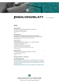 Inhalt. - Heinemann & Partner